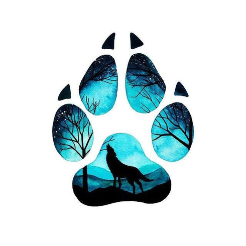 Tatouage Loup Patte de Loup